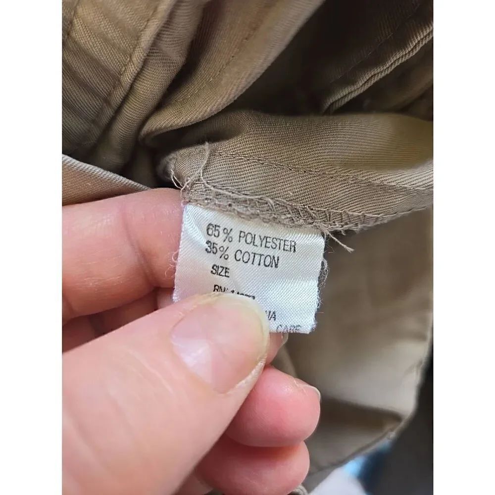 Alexander's Womens Size Medium Khaki Beige Lightweight Jacket - Picture 6 of 7